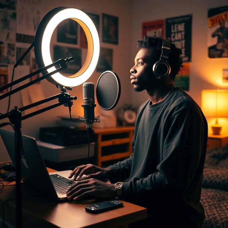 Creators performing from home studios